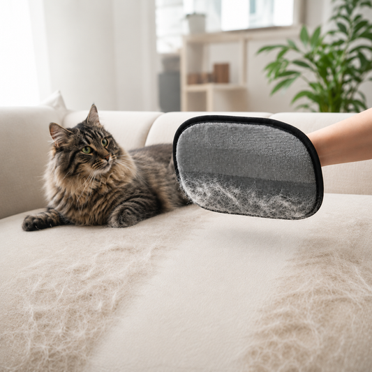 Gant Anti-Poils Électrostatique pour animaux de compagnie