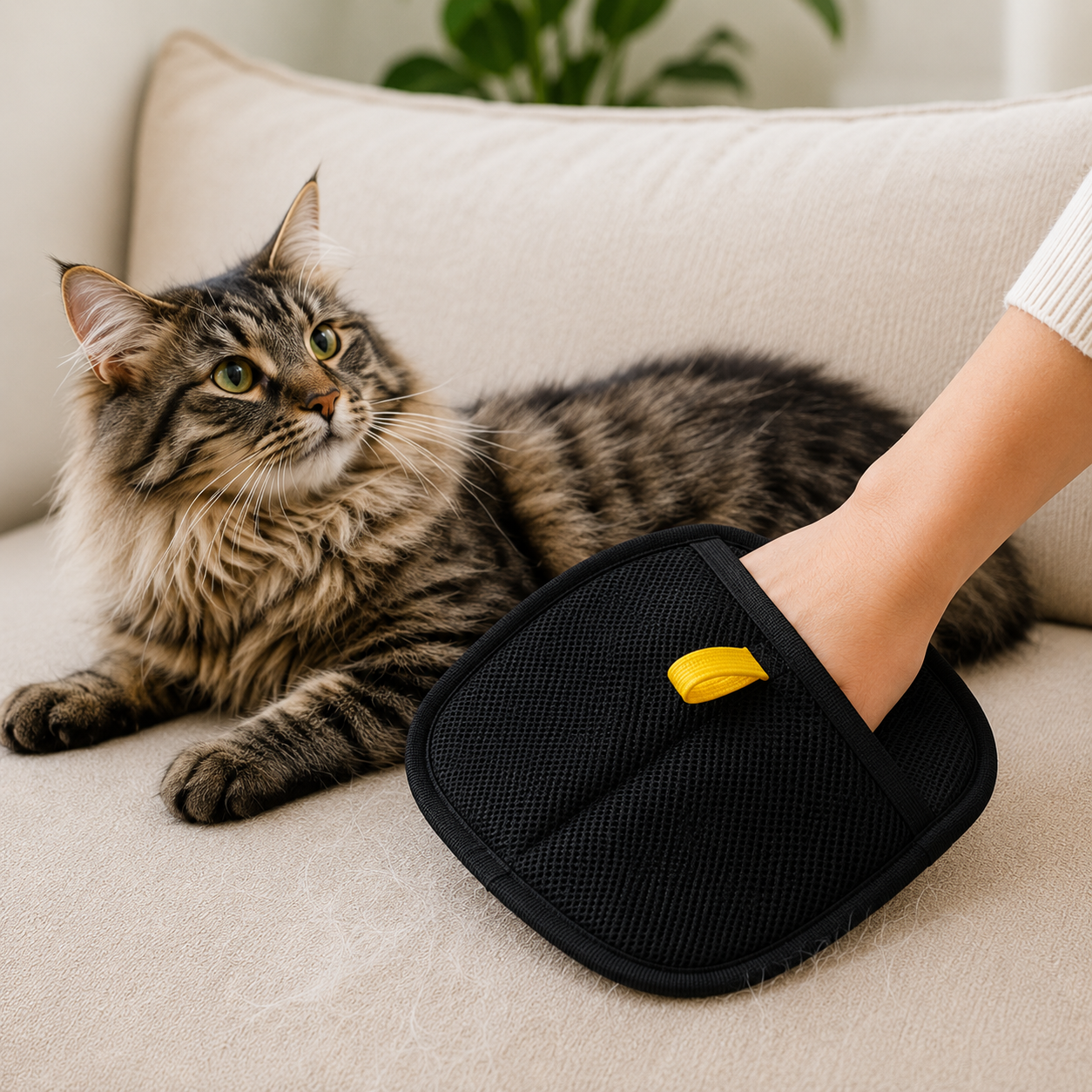 Gant Anti-Poils Électrostatique pour animaux de compagnie