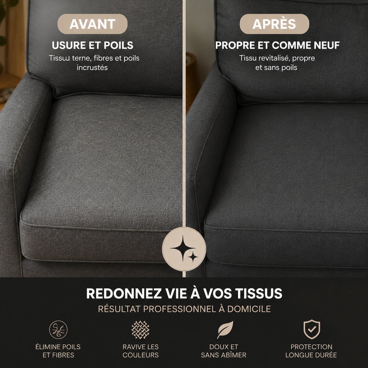 Gant Anti-Poils Électrostatique pour animaux de compagnie